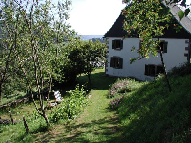 Terrace in front of the gite