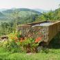 Trough in front of the house